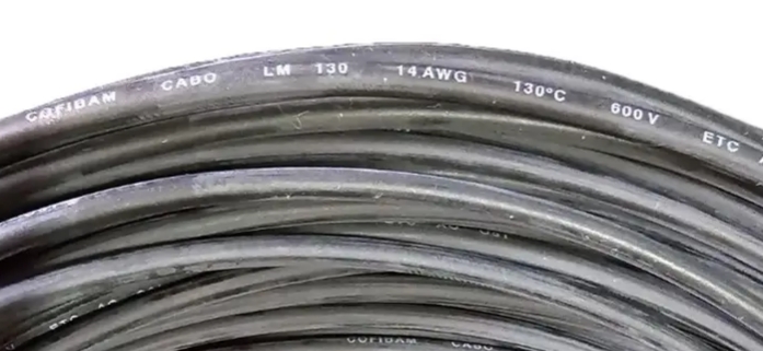 CABO LIDER 130C 14 AWG/ 1,50MM (PRETO)